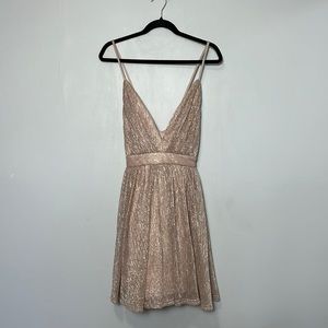 Le Chateau blush dusk pink strappy dress size XL